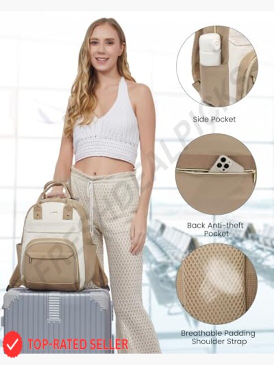 Mini Backpack Purse Women Lightweight Stylish Travel Backpack 15\